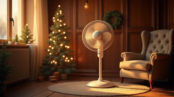 Comment le sens de rotation d'un ventilateur améliore votre confort hivernal